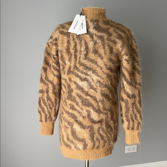 RETROFÊTE REYNA Mixed Tiger FUZZY DRESS size XS, NWT - Picture 9 of 9